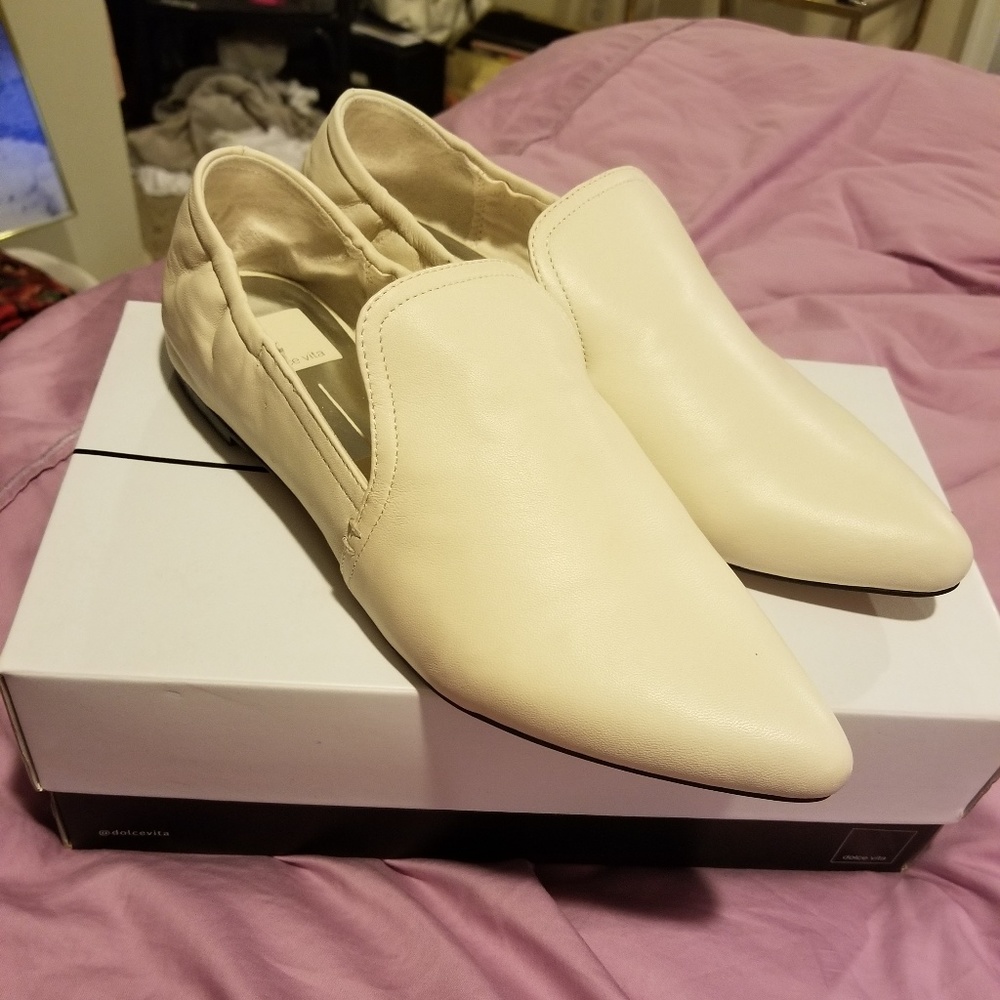 Dolce Vita Hamond Loafers Women's Size 8.5 Ivory